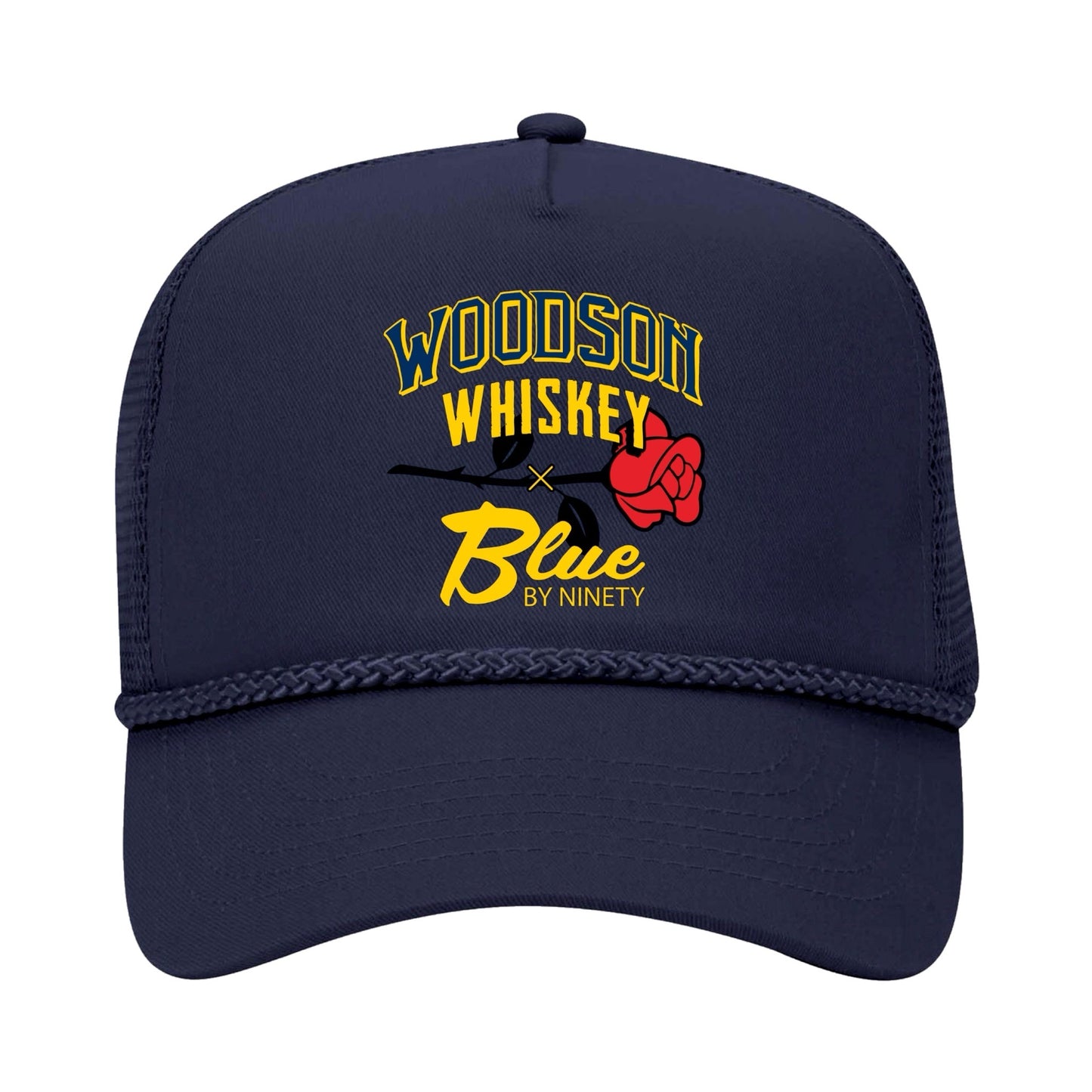 Woodson Whiskey X Blue By Ninety trucker hat