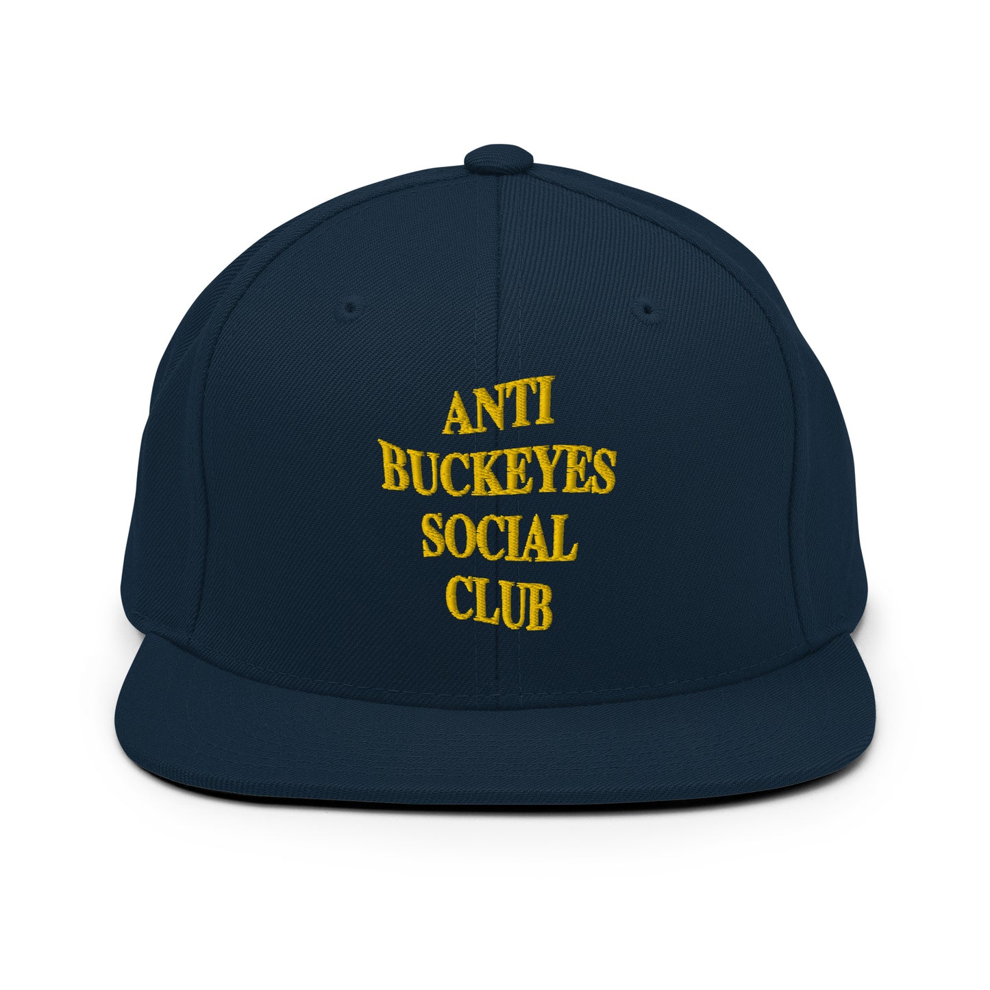 Anti Buckeyes Social Club Snapback Hat