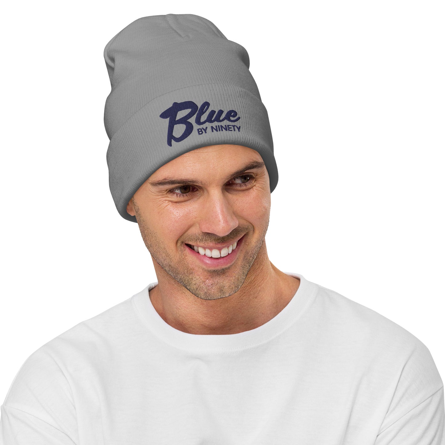 Blue By Ninety Embroidered Beanie
