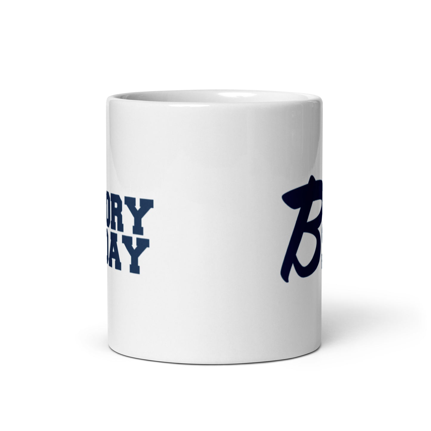 Victory Sunday White glossy mug