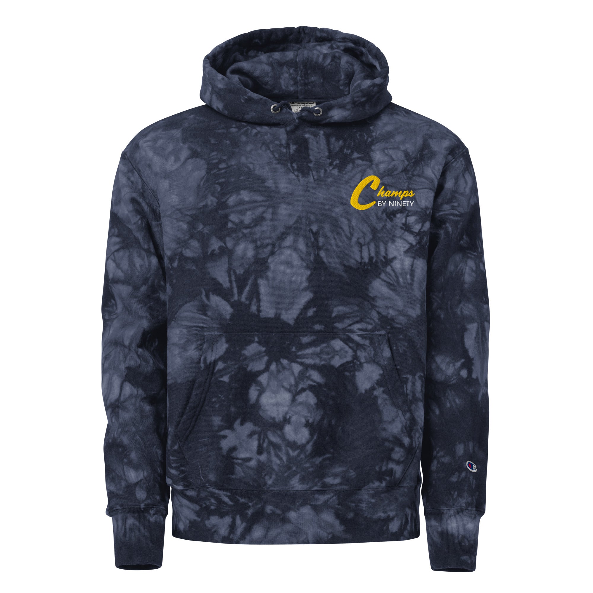 Champs by 90 Champion tie-dye hoodie – Blue By Ninety Shop