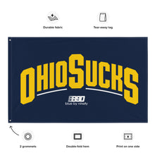 Load image into Gallery viewer, OHIO SUCKS Flag
