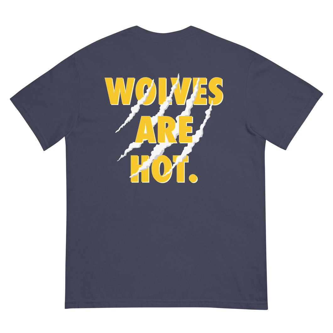 WOLVES ARE HOT heavyweight t-shirt